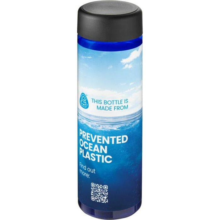 H2O Active® Eco Vibe 850 ml Screw Cap Sport Bottle  Black and White London