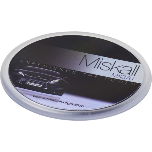 Round Insert Coaster Mouse Mats & Coasters Black and White London