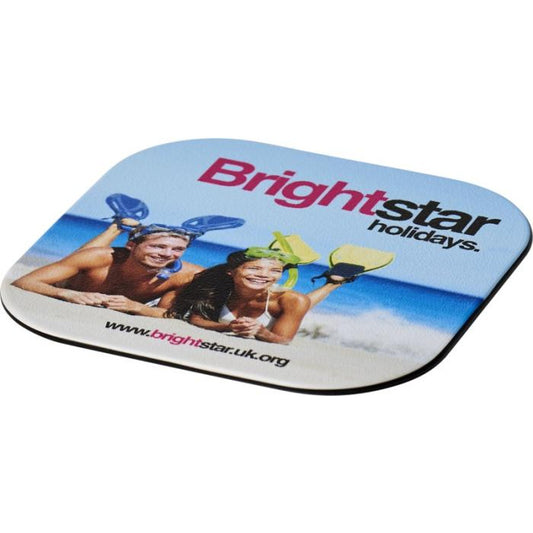 Recycled Square Coaster Mouse Mats & Coasters Black and White London