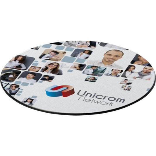 Recycled Round Coaster Mouse Mats & Coasters Black and White London