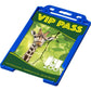 Portrait Plastic ID Card Holder  Black and White London