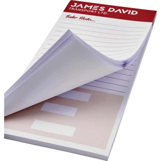 1/3 A4 Printed Notepad Notepads & Sticky Notes Black and White London
