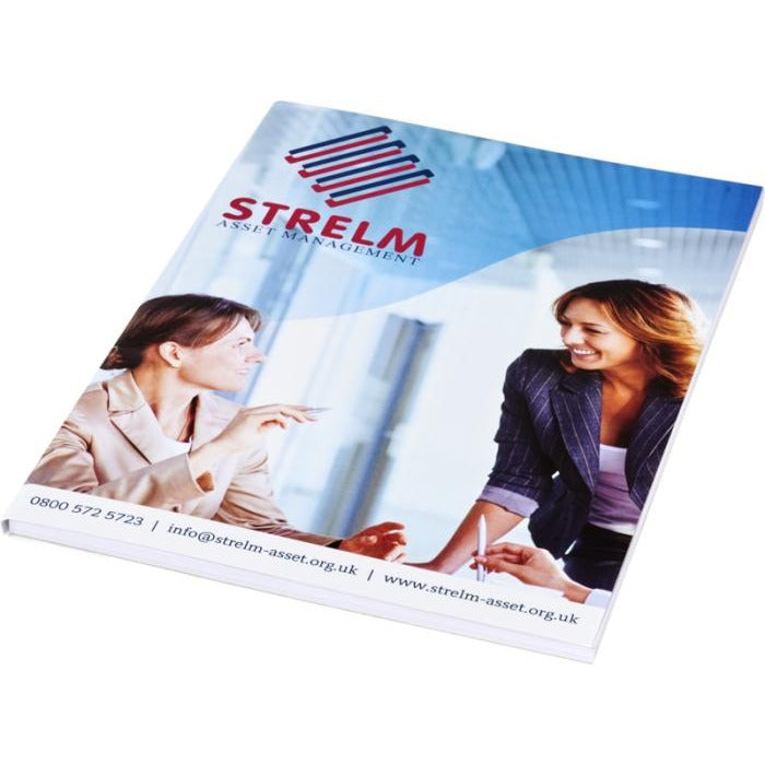 A5 Printed Notepad with Cover Notepads & Sticky Notes Black and White London
