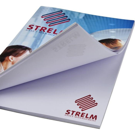 A5 Printed Notepad with Cover Notepads & Sticky Notes Black and White London