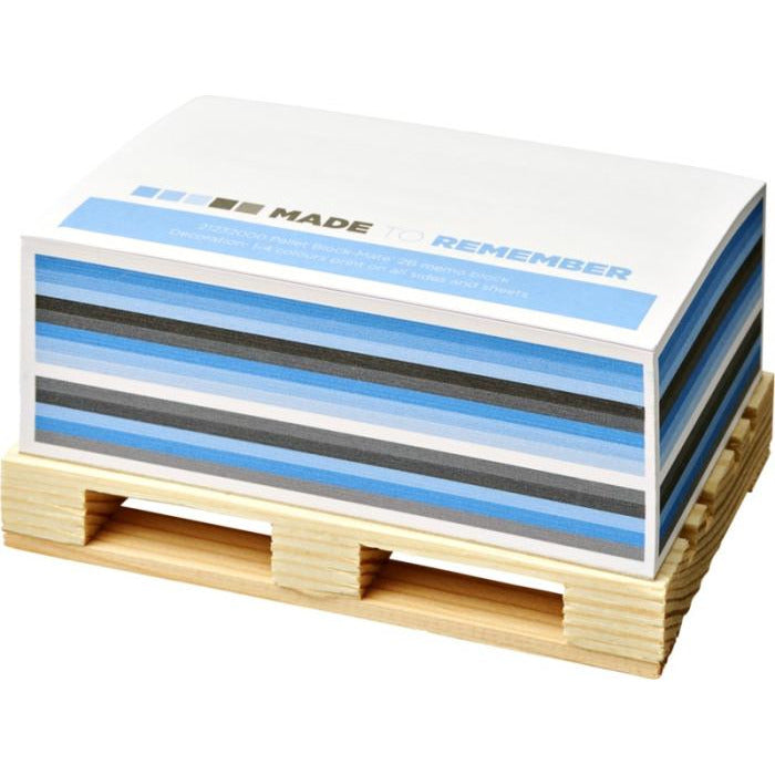 Block-Mate® Pallet 2B Memo Block 120x80mm Notepads & Sticky Notes Black and White London