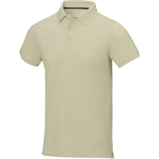 Calgary Short Sleeve Men's Polo Clothing Black and White London