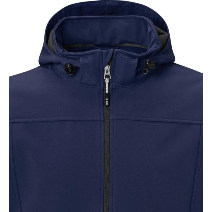 Langley Men's Softshell Jacket  Black and White London