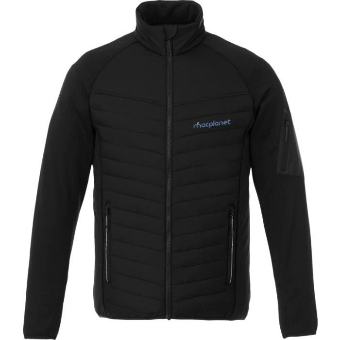 Banff Men's Hybrid Insulated Jacket Clothing Solid Black  