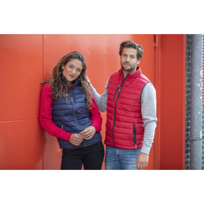 Fairview Men's Lightweight Down Bodywarmer  Black and White London