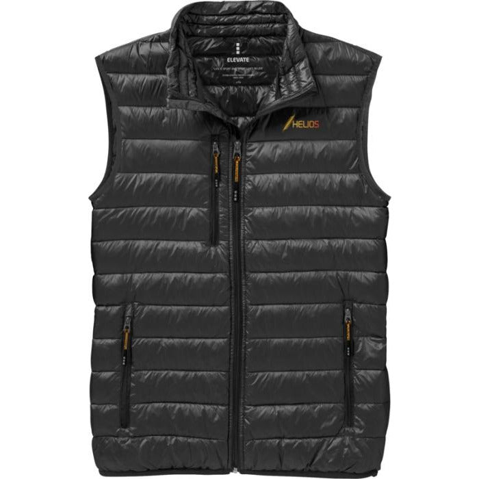 Fairview Men's Lightweight Down Bodywarmer  Black and White London