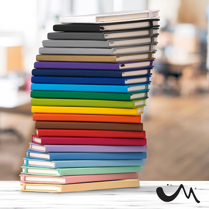 Mood® Coloured Softfeel Notebook Notebooks Black and White London