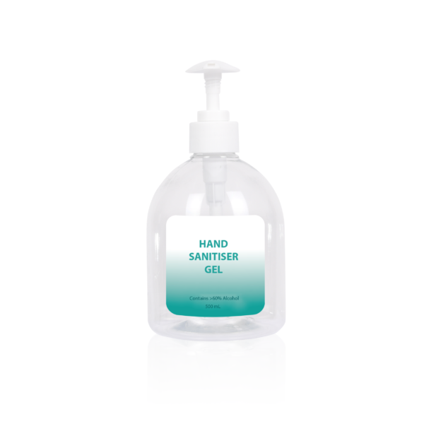 Hand Sanitiser 500ml Gel  Black and White London