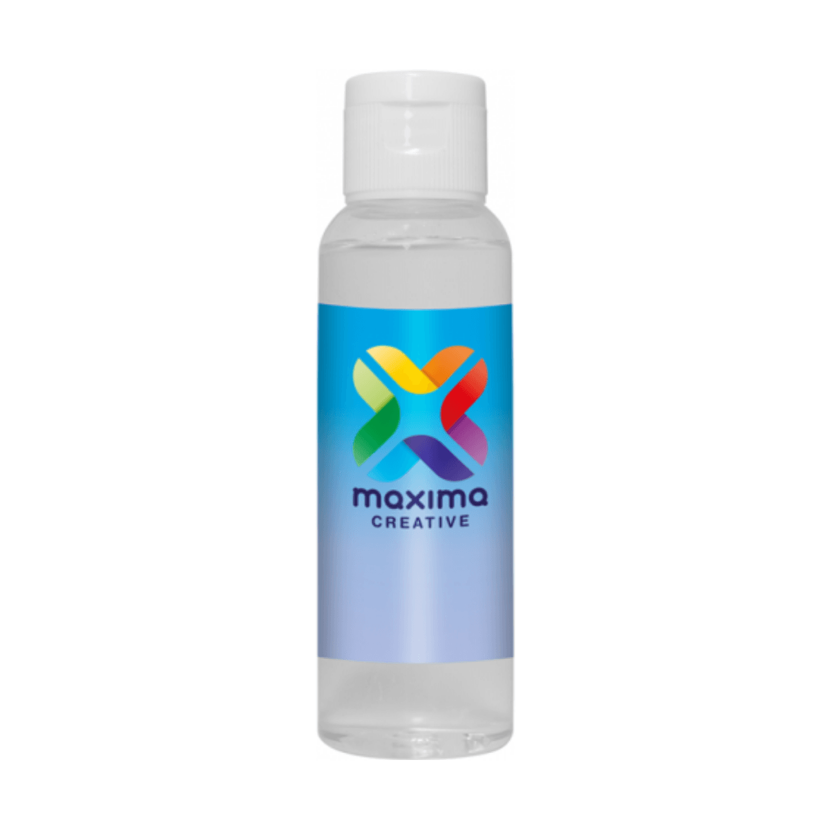 Hand Sanitiser 60ml Domed Top Bottle  Black and White London