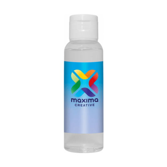 Hand Sanitiser 60ml Domed Top Bottle  Black and White London