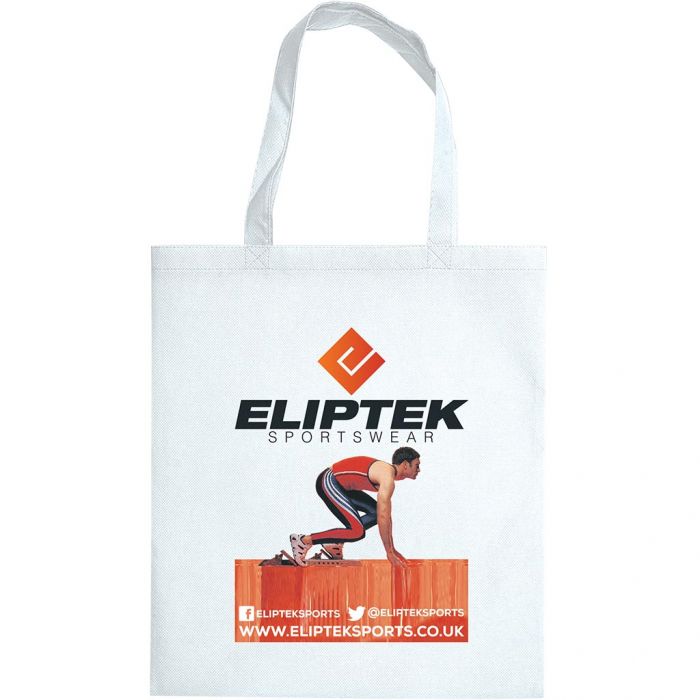 Hit Tote Bag Non-Woven Tote Bags Black and White London