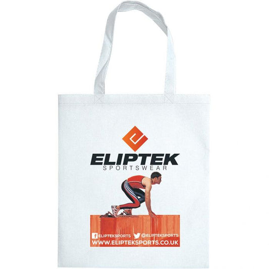 Hit Tote Bag Non-Woven Tote Bags Black and White London