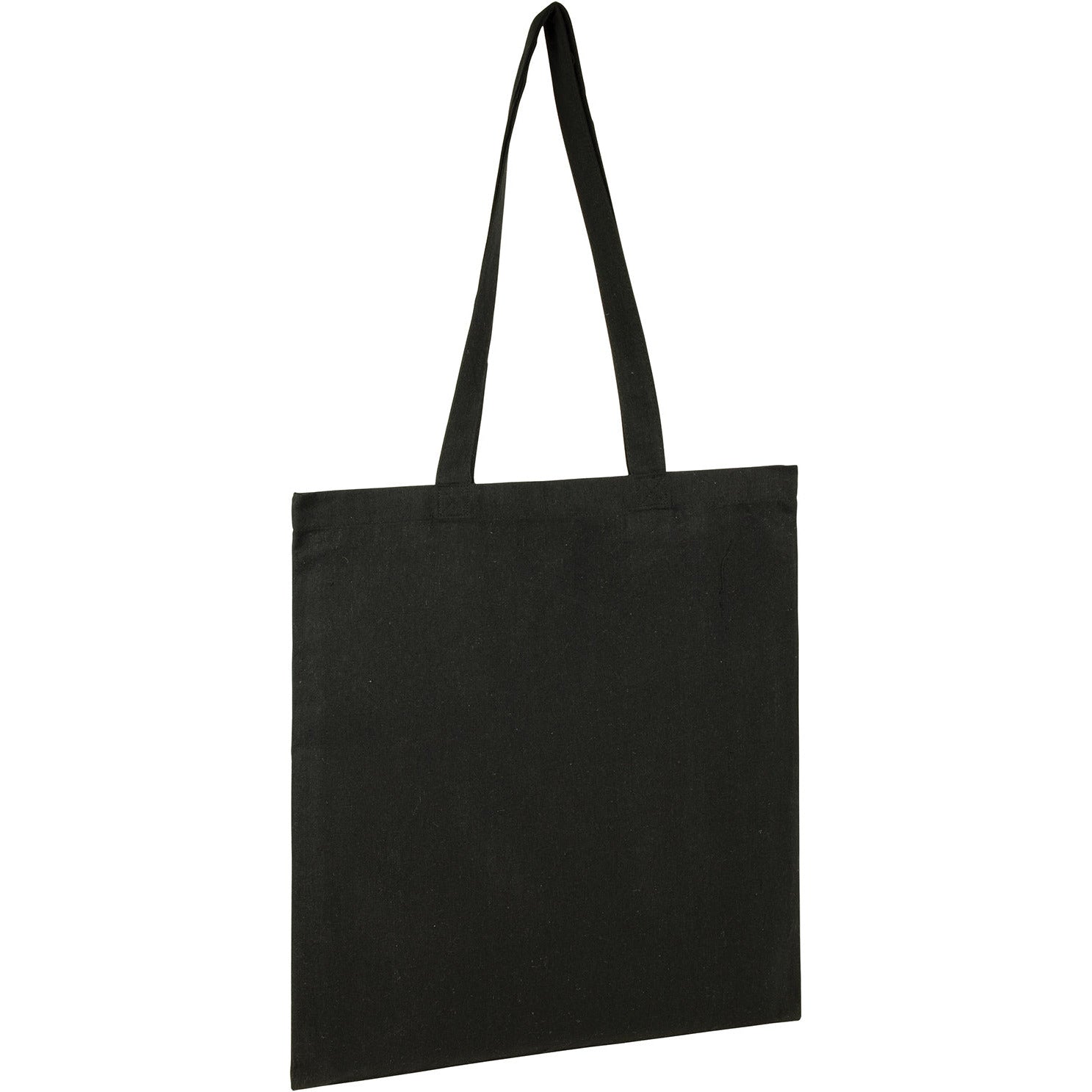 Seabrook Eco 5oz Recycled Cotton Tote Bags Black and White London
