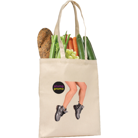 Berkley 7oz Cotton Tote Bag Cotton & Jute Bags Black and White London