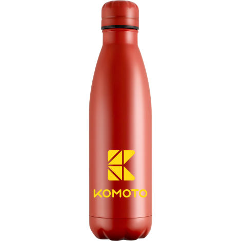 Mood® Powder Coated Vacuum Bottle  Black and White London