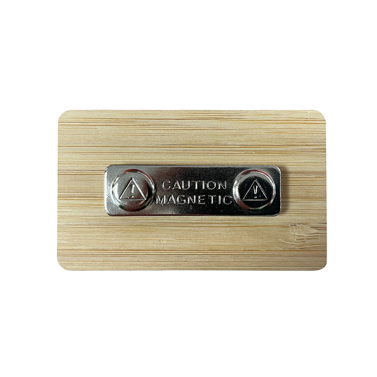 Bamboo Name Badges Badges Black and White London