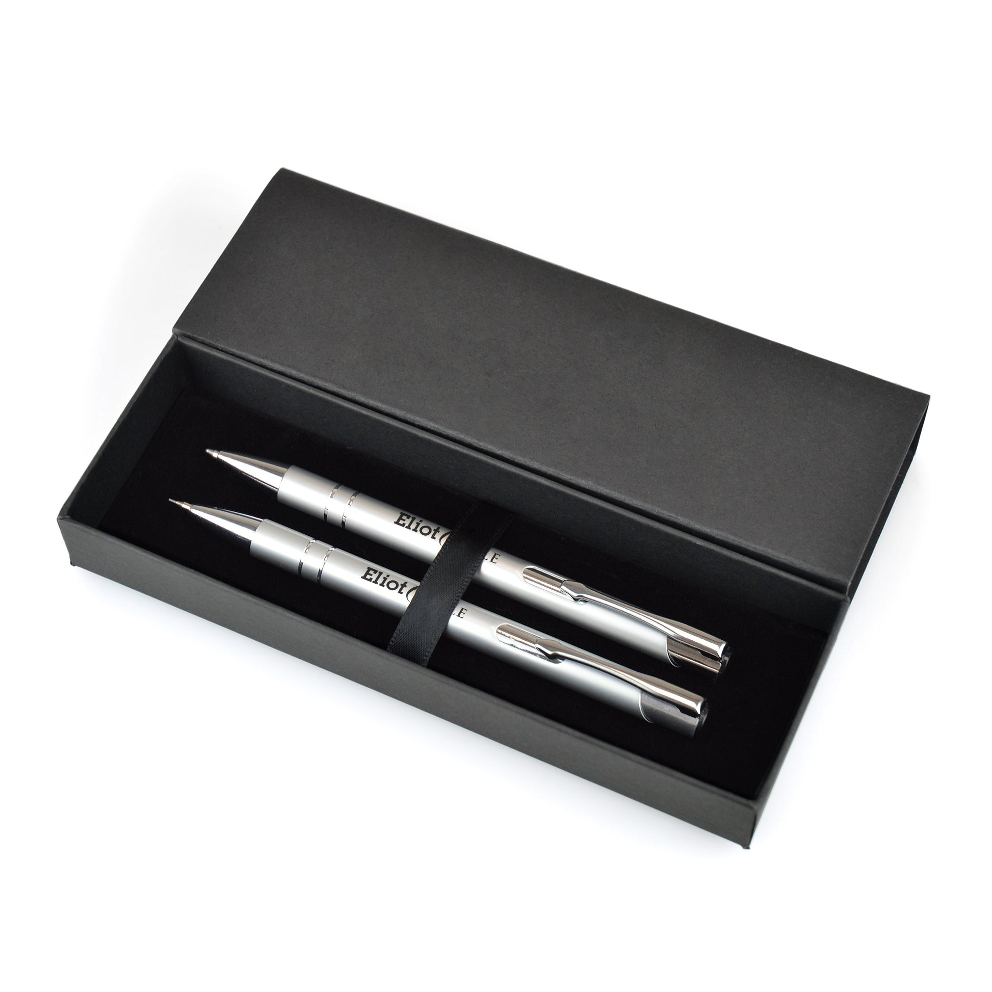 Chester Pen & Pencil Set  Black and White London