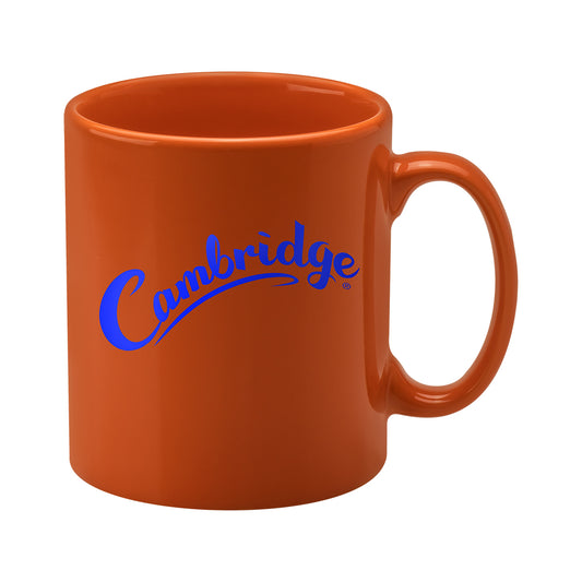 Cambridge Orange Orange Ceramic Mugs Black and White London
