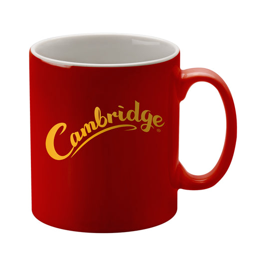 Cambridge Duo Red Red Ceramic Mugs Black and White London