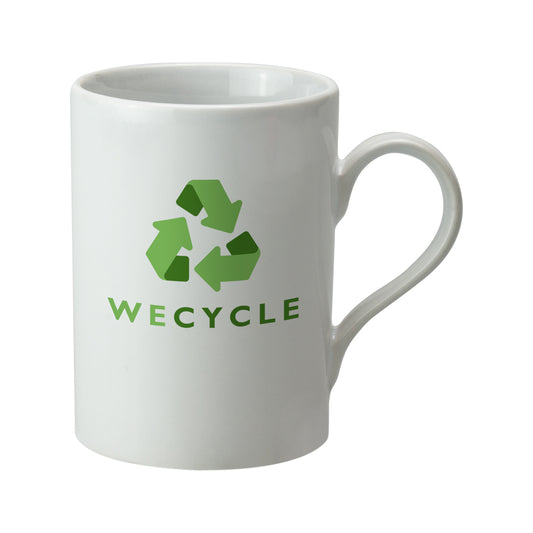 Can White Bone China Mugs Black and White London