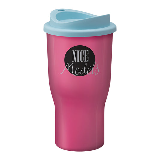 Challenger Tumbler Pink Drinkware Black and White London