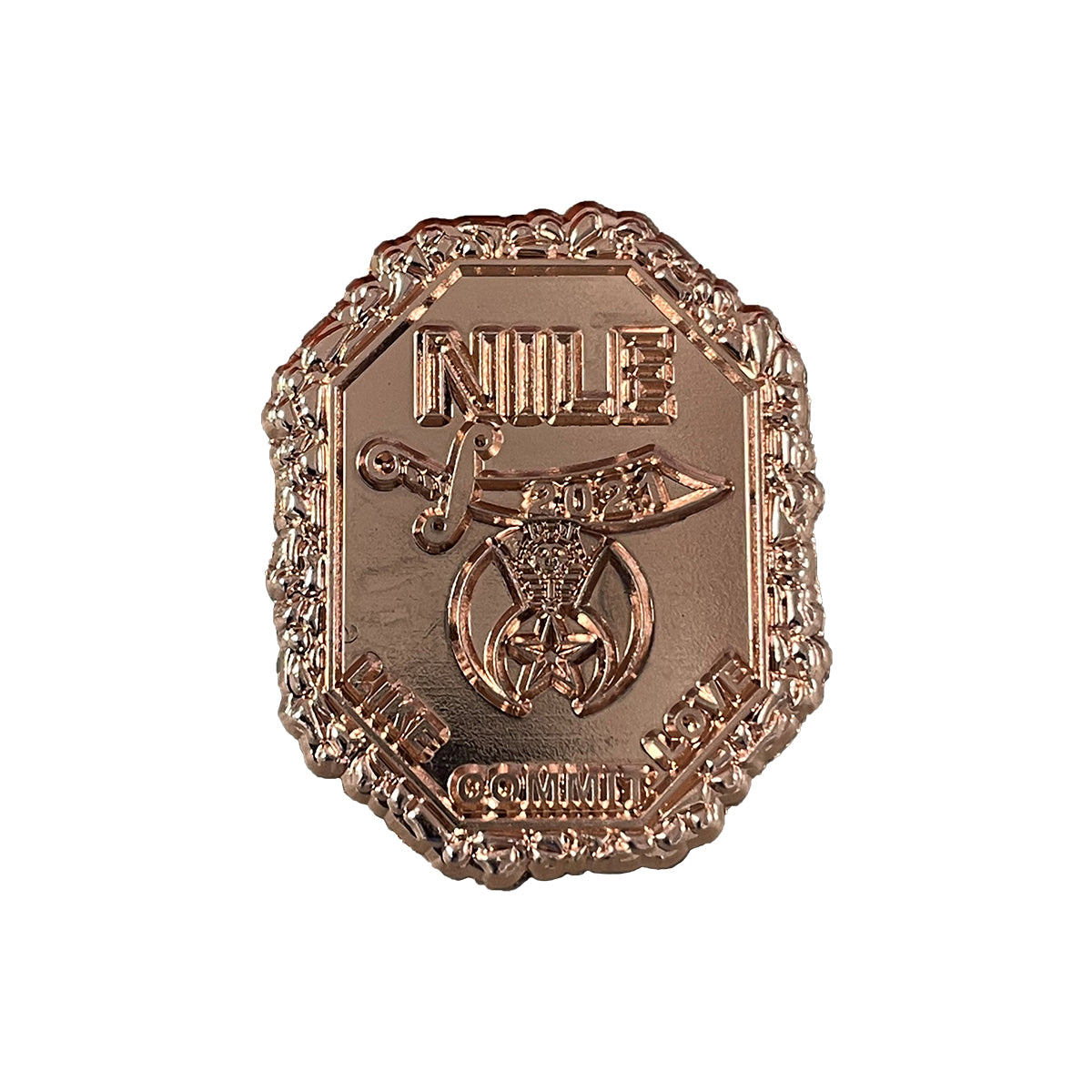 Zinc Alloy Badges  Bronze  