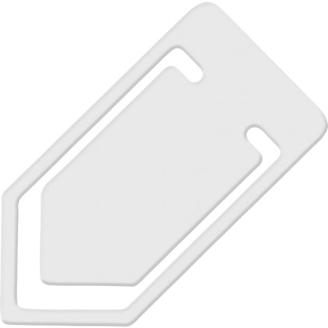 Recycled Paper Clip (Medium) Paper Clips Black and White London