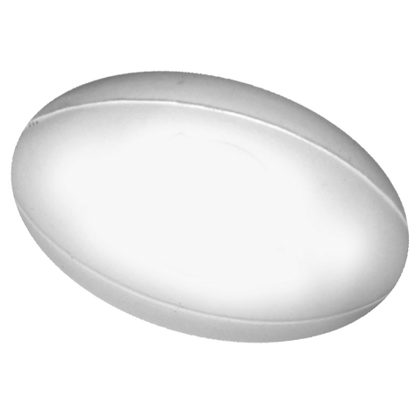 Rugby Ball Stress Ball  White  