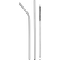 Reusable Metal Straw  Black and White London