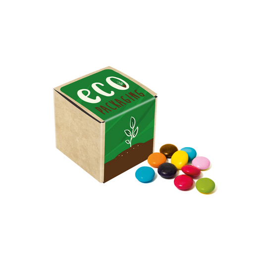 Eco Range - Eco Kraft Cube - Beanies - 50g  Black and White London