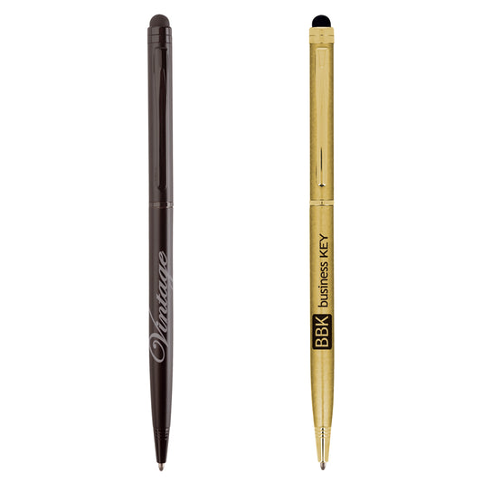 Sleek Stylus Executive pen  Black and White London