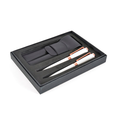 Flint Pen & Pencil Set  Black and White London