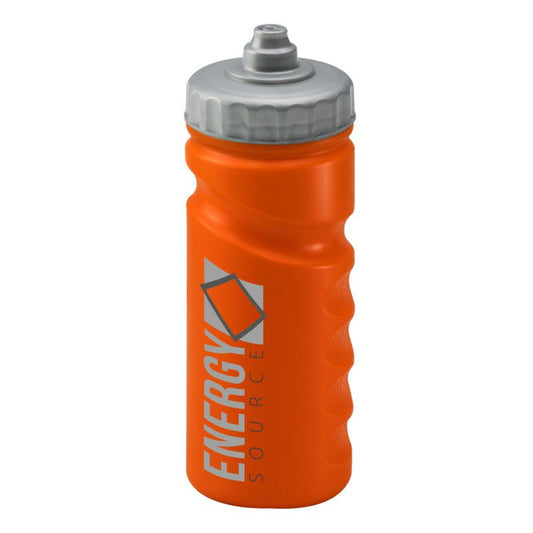 Sports Bottle 500ml Orange 500 Black and White London