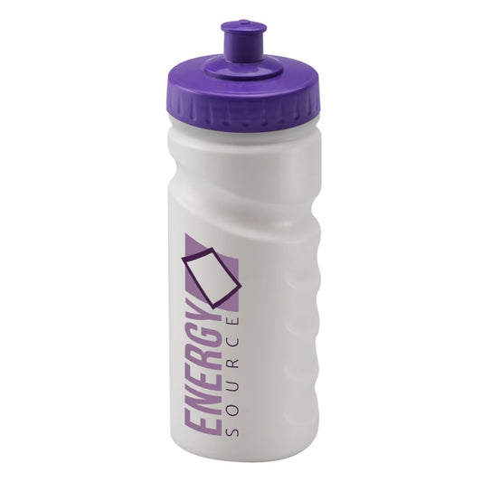 Sports Bottle 500ml Clear 500 Black and White London