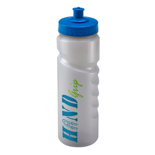 Sports Bottle 750ml Clear 750 Black and White London