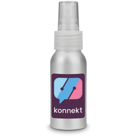 50ml Hand Sanitiser (Alcohol Free) Aluminium Spray Hand Sanitisers Black and White London