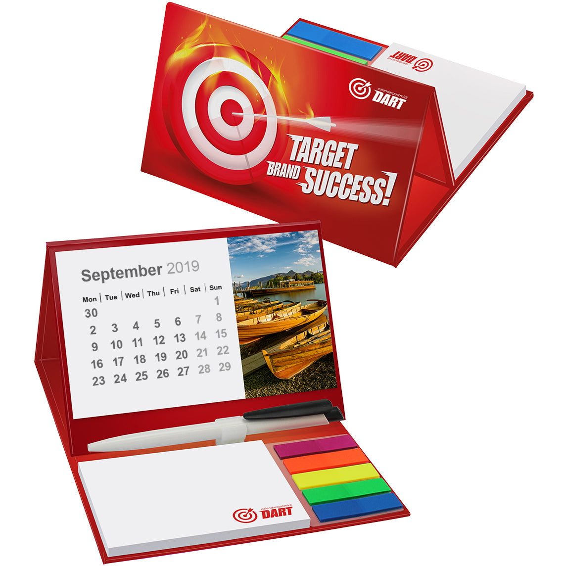 MidiDart Calendar Black and White London