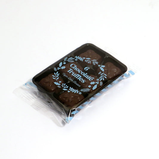 Vegan Dark Chocolate Fondant Chocolate Truffles  Black and White London