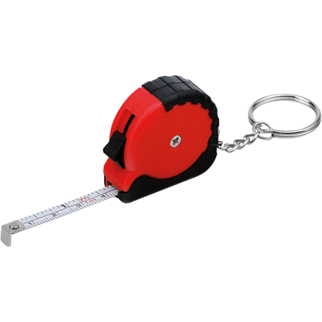 1m Tape Measure Keyring Tape Measures Black and White London