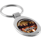 Spheros Keyring  Black and White London