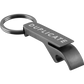 Vulcan Bottle Opener Key Ring in Aluminium  Black and White London