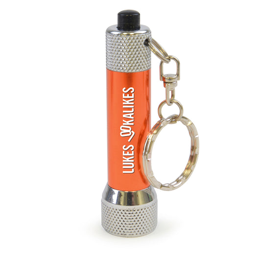 LED Torch Keyring Keyrings Black and White London
