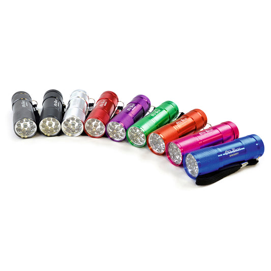 Sycamore Solo LED Torch Keyrings Black and White London