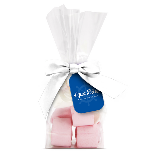 Swing Tag Bag - Large - Large Marshmallows  Black and White London