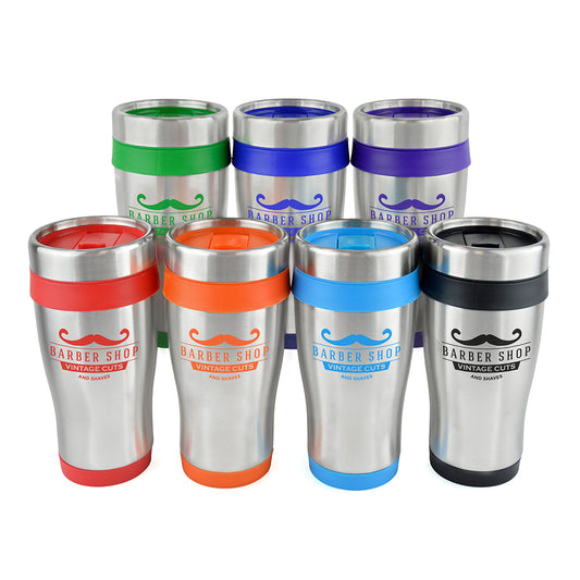 Ancoats Tumbler Travel Mugs Black and White London
