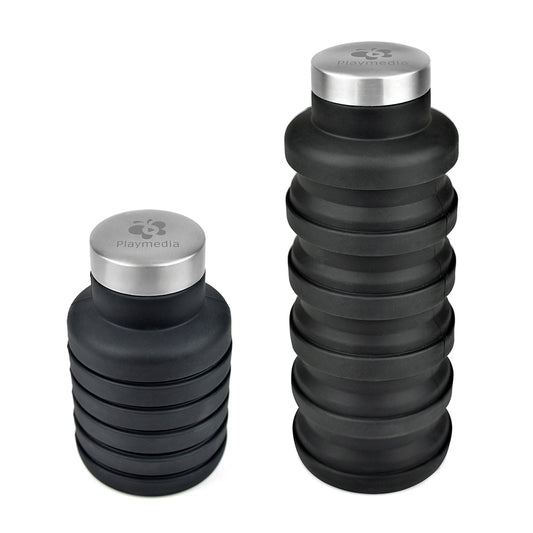 Foldable Bottle Sports Bottles Black and White London